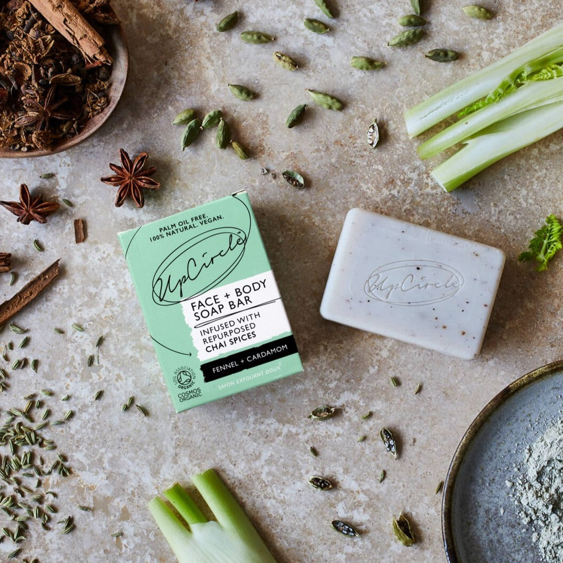 Fennel & Cardamom Chai Soap Bar | UpCircle | Life Before Plastic